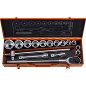 Steckschlüsselsatz 3/4” BFD+, 16-teilig